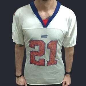 Vintage 90s New York Giants Tiki Barber #21 Reebok Jersey, Size 2XL